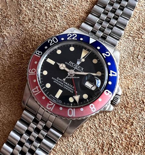 rolex gmt 1675 leather strap|vintage rolex 1675 for sale.